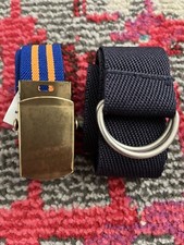 Lotto 2 cinture in tessuto giovanili usate ottime condizioni lunghe 30 pollici