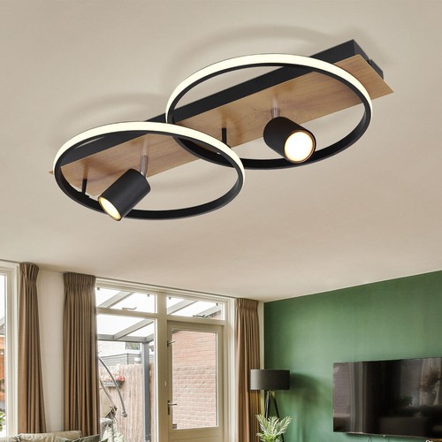 Plafonnier Vintage Hofstein - Métal Cuivre/marron - Lampe Suspension Pour Salon Ou Couloir