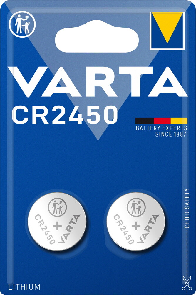 Thumbnail - 6 Varta 6450 Professional Cr 2450 Lithium Knopfzelle Batterien 2er