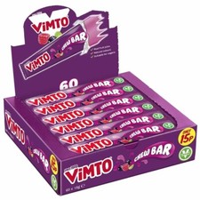 Vimto Chew Bars Sweets Retro Gift 60 x 18g Swizzels Suitable for Vegans (pm)