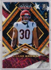 2024 WILD CARD Auto Mania HOLO-LUX CHASE BROWN RC 8/25 Diamond Laser AMADP-CB