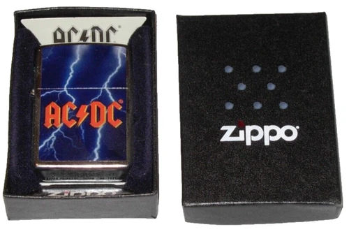 ACDC Zippo Lighter #28453 Brand New in Box 2014