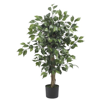Nearly Natural 5298 3' Ficus Silk Tree in Pot (5298)