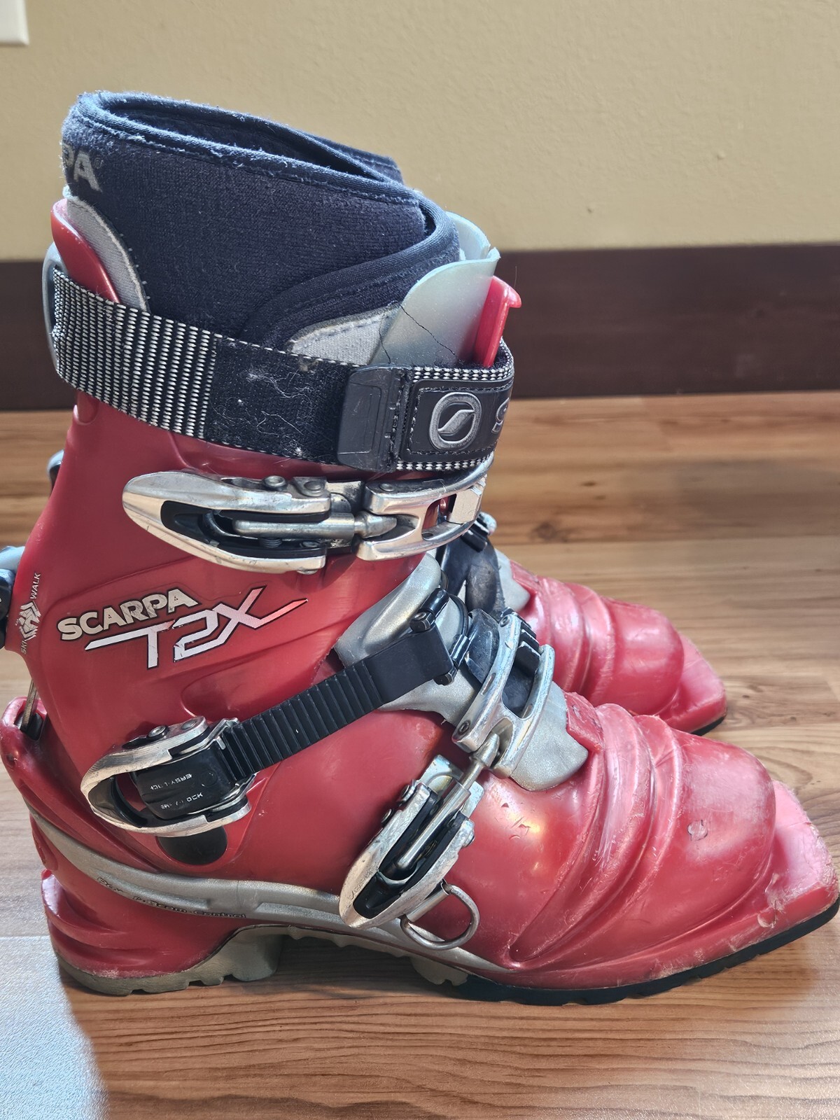 SALOMON Scarponi da sci Scarpa T2X Telemark Mondo taglia 250 (US uomo taglia 7.0 donna taglia 8)