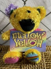 Grateful Dead Bean Bear Mellow Yellow Plush Toy Doll 7inches Japan