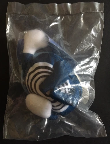 Poliwhirl Burger King Plush Keyring Pokemon World Original 2000 SEALED RARE