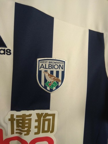 West Bromwich Albion Jersey 2011 2012 Home SMALL Shirt Adidas O56555 ig93 - Picture 3 of 11