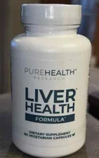 Pure Health Research Liver Health Vitamins - 60 Capsules Exp 12/2026