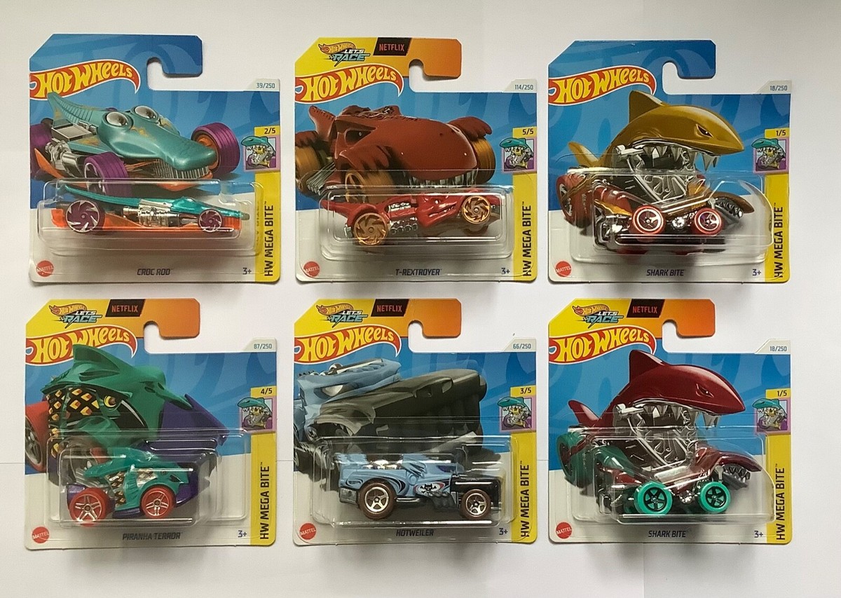 New Mattel Hot Wheels Mega Bite + Street Beasts Multi-listing 2018
