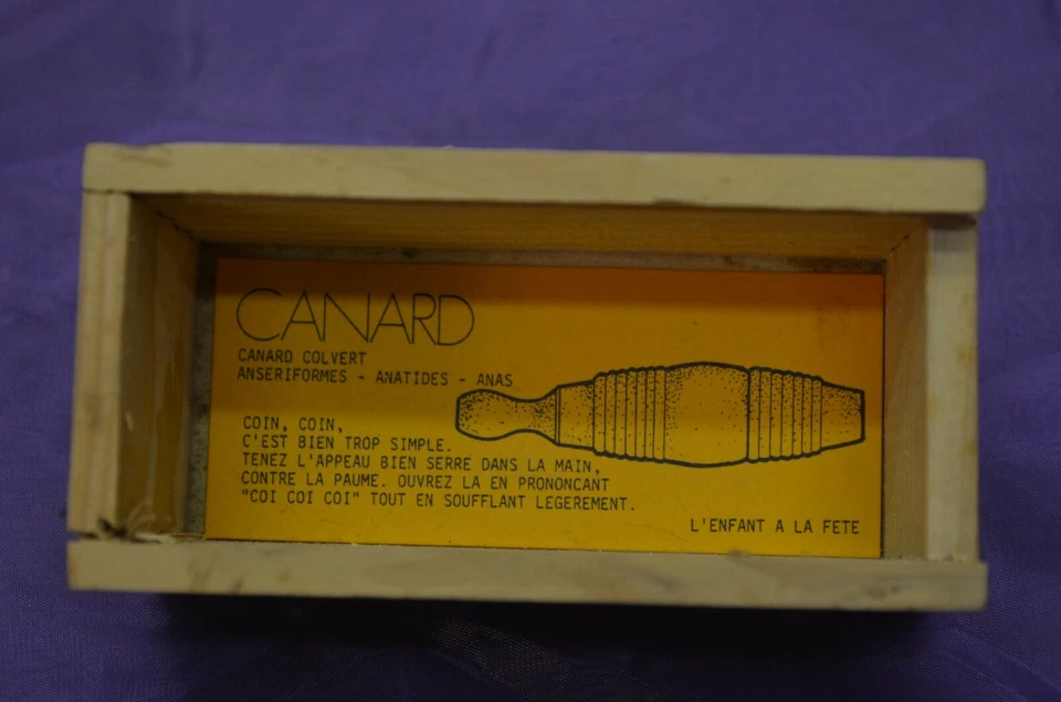 ANCIEN APPELANT BOITE OISEAUX LE CANARD SIFFLET CHASSE PHOTOGRAPHIE OBSERVATION - Photo 2/4