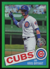 2020 Topps Chrome 1985 Topps Green Refractor #85TC9 Kris Bryant #78/99 - NM-MT