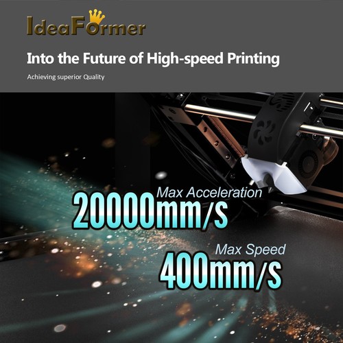 Ideaformer IR3 V2 NEW Upgraded Infinite Z-Axis Steel Conveyor Belt 3D Printer - Picture 3 of 11
