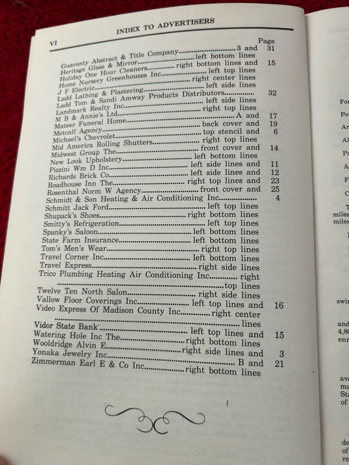 1985 Edwardsville Illinois Polk Directory hardcover