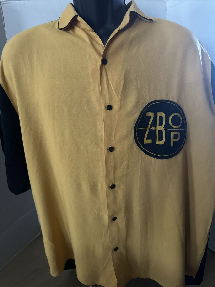 RARE Z Bop Rayon Shirt Color Block Sewn Patch Boyz N The RARE Z Bop Rayon Shirt Color Block Sewn Patch Boyz N The