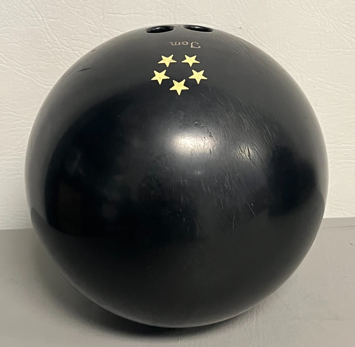 Vintage Dick Weber AMF All Pro Bowling Ball - Black - N11014