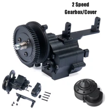 Metal 2 Speed Transmission Gearbox /Cover for 1:10 RC Car Axial Wraith 90048 /18