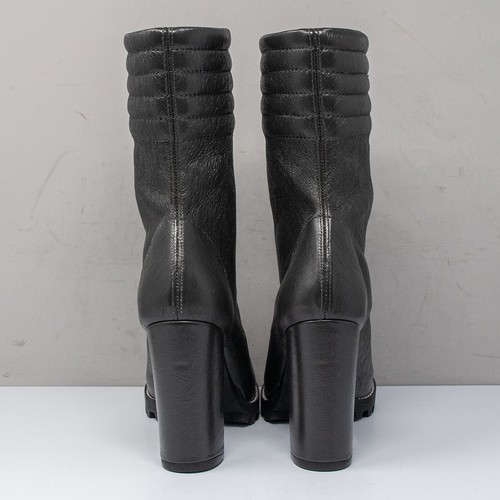 Stuart Weitzman Isobel Asphalt Gleaming Booties Size 7.5 M - Picture 5 of 8