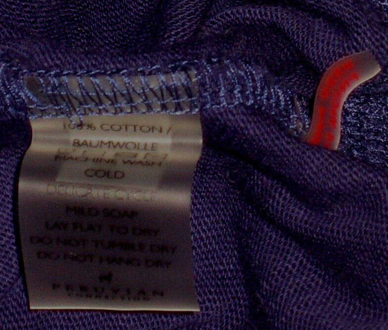 PERUVIAN CONNECTION Dark Blue Twisted Stretch Hem… - image 5