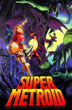 Super Metroid Samus Aran NES SNES GBA Premium POSTER MADE IN USA - METS01