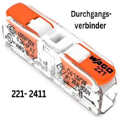 Heidemann WAGO ISO Flex Reparaturset Kabelverbinder Mit 6 Stück WAGO Durchgangsverbinder (mit 3 Schrumpfschläuchen, Für 0,75-4,0 Mm 2 Eindrähtig Und 1,5-4,0 Mm 2 Zweidrähtig