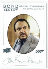 James Bond Collection 2019 Autograph Card BLA-4 John Rhys-Davies Gen Pushkin