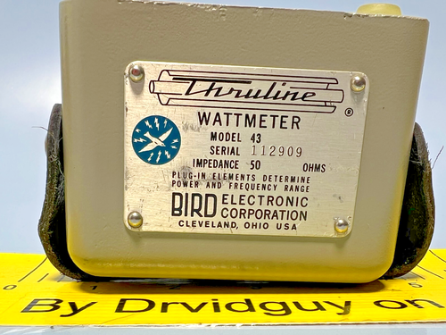 Bird Model 43 Wattmeter, Termaline Model 8065, w/ 4 Slugs and All accessories - Afbeelding 6 van 18