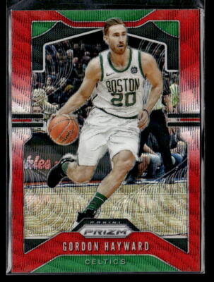 Gordon Hayward - 2019-20 Panini Prizm Ruby Wave #42 Boston Celtics