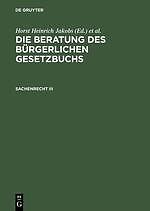 Thumbnail - Sachenrecht Iii | Buch | 9783110087857
