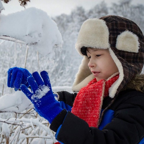 24 Pairs of Warm Knitted Winter Gloves for Kids - Bulk, for Cold Weather - Picture 5 of 72