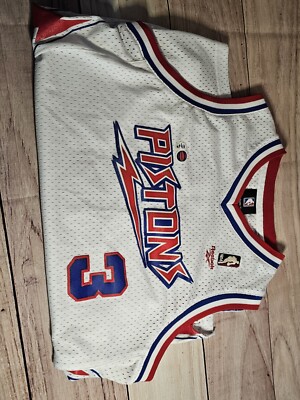 Reebok Ben Wallace 1978-1981 Detroit Pistons Swingman Boys L 14/16