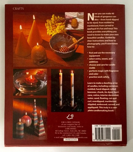 Norma Coney THE COMPLETE CANDLEMAKER Techniques Projects Inspirations 1997 - Picture 7 of 8