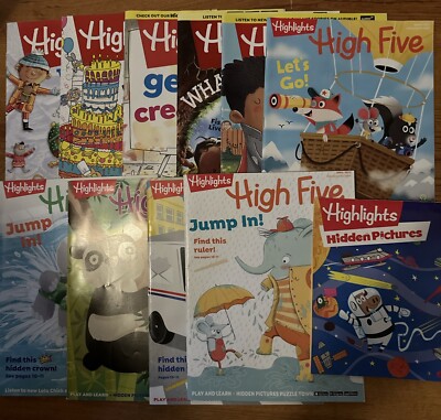 High Five Book Children Homeschooling Teacher 2021 Reading Set 10