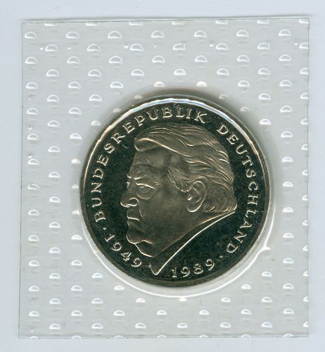 BRD 2 DM Franz Josef Strauß 1990 - 2001 komplett stempelglanz oBH (59 Münzen!) - Picture 1 of 1