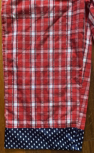 MLB Philadelphia Phillies PJ Lounge Capri Pants Cotton Red Plaid Women’s Sz MD - Picture 5 of 9