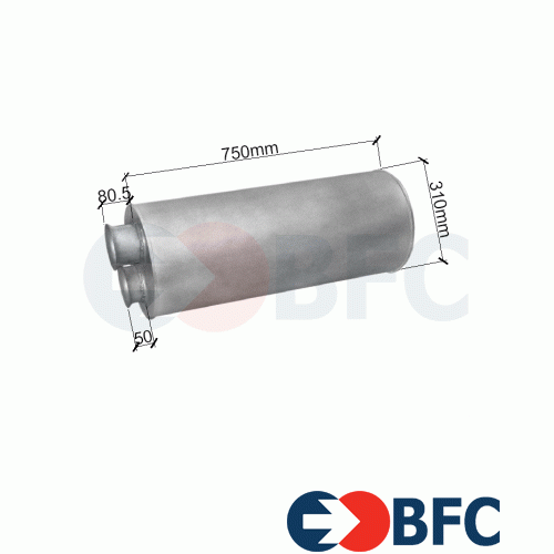 VOLVO B7 L LDD R RLE TL FL 6 5.4 6.7 7.3 180/215/230/250/275HP Silencer - Picture 1 of 1