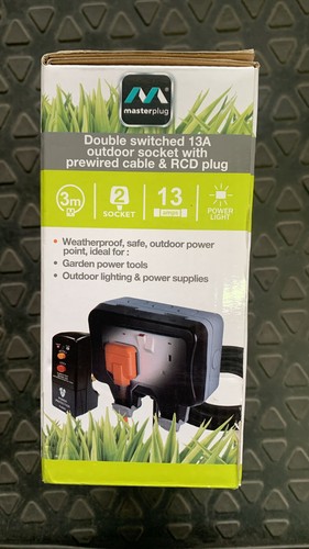 BG WP22KIT/3 Weatherproof Outdoor Mains Socket Power Kit & RCD Protected Plug - Picture 4 of 7