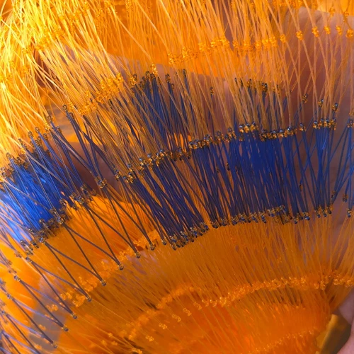 Red de nailon de pesca de tiro manual de productos semiacabados de cuerda de 0,33 mm - Imagen 10 de 13