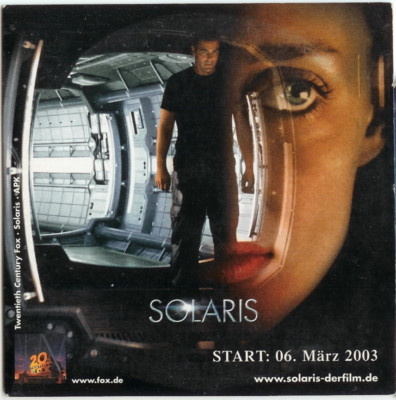 Interview-CD George Clooney SOLARIS (2001) James Cameron Radio PressKit Promo