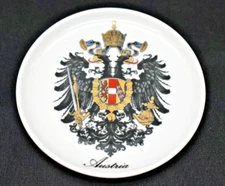 Hassenpflug Vienna - Austria Coat of Arms - 3.75" Trinket Dish Tiny Plate (544)