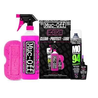 Muc Off Fahrrad Reiniger Pflege E-Bike Clean Protect Lube Kit 4-teilig MTB
