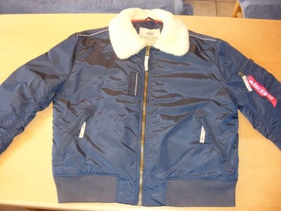 ALPHA  INDUSTRIES  B - 15  Jacke / BOMBERJACKE   INJEKTOR III  Größe: 3 XL Large