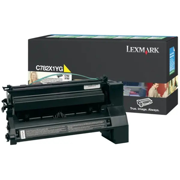 Original Lexmark C782X1YG 0C782X1YG Toner Gelb-image