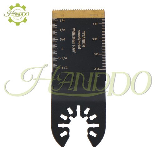 15Pack Titanium Oscillating Saw Blades Metal Cutting Universal Multi Tool Blades - Picture 8 of 12
