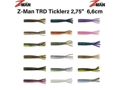 Z-Man TRD TicklerZ 2.75'' Ned Rig Gummiköder Gummiköder