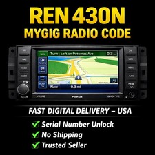 ✅ Pin antirrobo REN 430N MyGIG Radio código de desbloqueo Jeep Liberty Wrangler EE. UU.