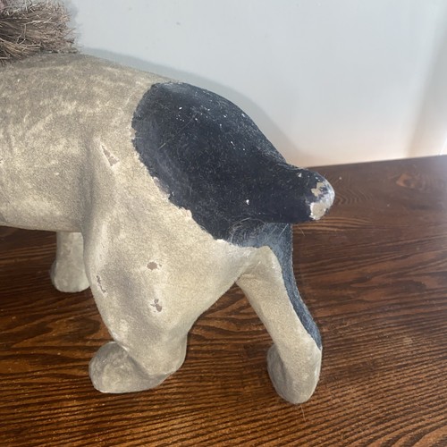 Flocked Paper Mache French Bulldog Nodder - Picture 10 of 14