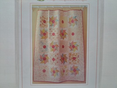 The Pattern Basket Quilt Pattern - Polkdots and Pinwheels 52.5'' x 63.5'' TPB0913