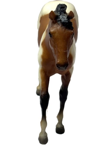 Vtg Breyer Bay Pinto Stock Horse Foal 1984 Action American Paint AHSF Model #237 - Picture 17 of 22