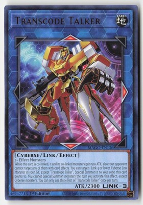 Yugioh - Transcode Talker MAGO-EN136 1st Edition - Maximum Gold