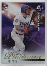 2018 Bowman Platinum Platinum Presence Purple 22/250 Alex Verdugo #PP-7 2h5